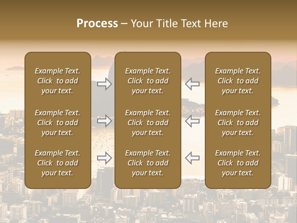 Summer Skyline Landmark PowerPoint Template