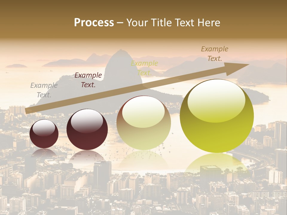 Summer Skyline Landmark PowerPoint Template