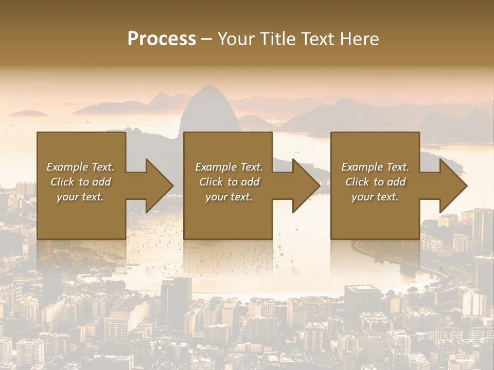 Summer Skyline Landmark PowerPoint Template