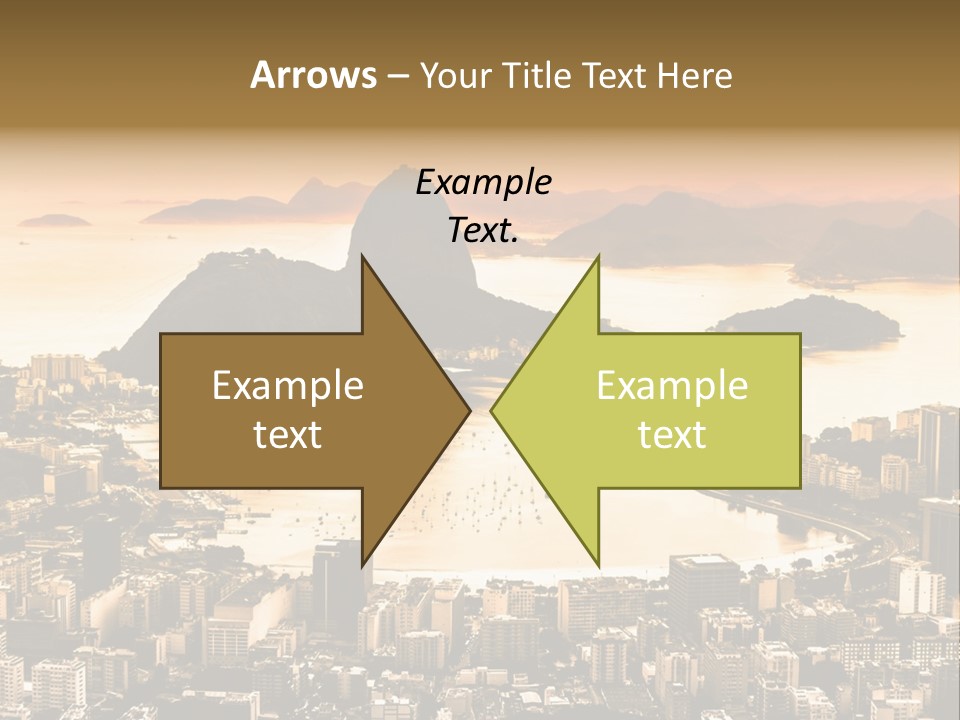 Summer Skyline Landmark PowerPoint Template