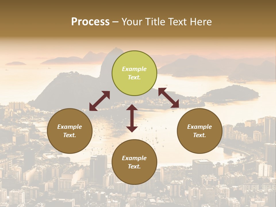 Summer Skyline Landmark PowerPoint Template