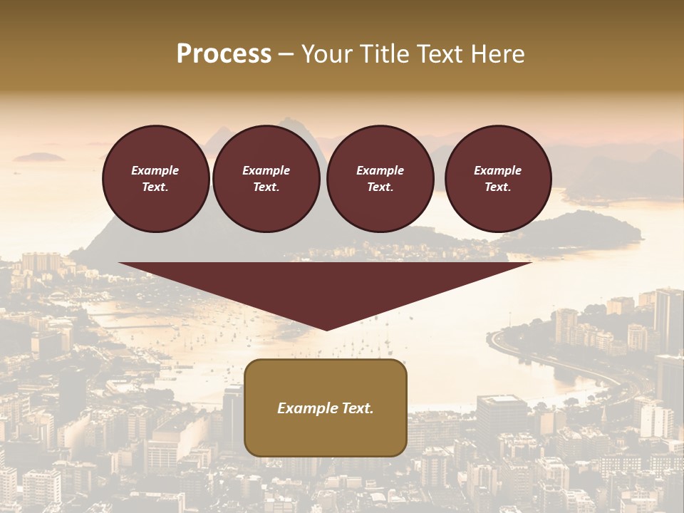 Summer Skyline Landmark PowerPoint Template