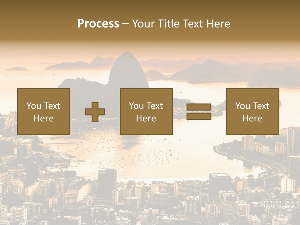 Summer Skyline Landmark PowerPoint Template