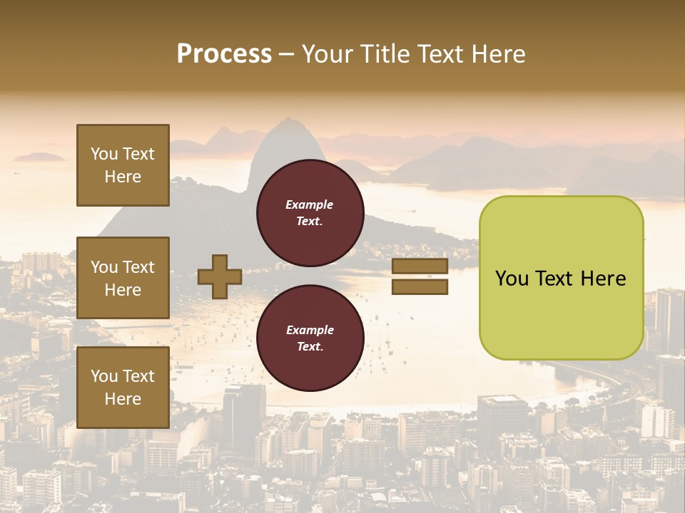 Summer Skyline Landmark PowerPoint Template