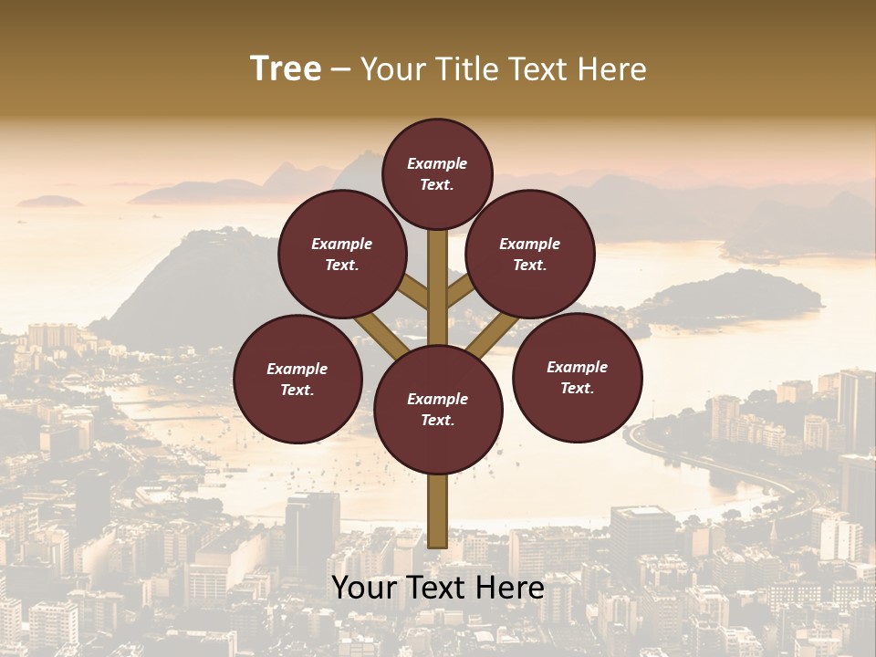 Summer Skyline Landmark PowerPoint Template