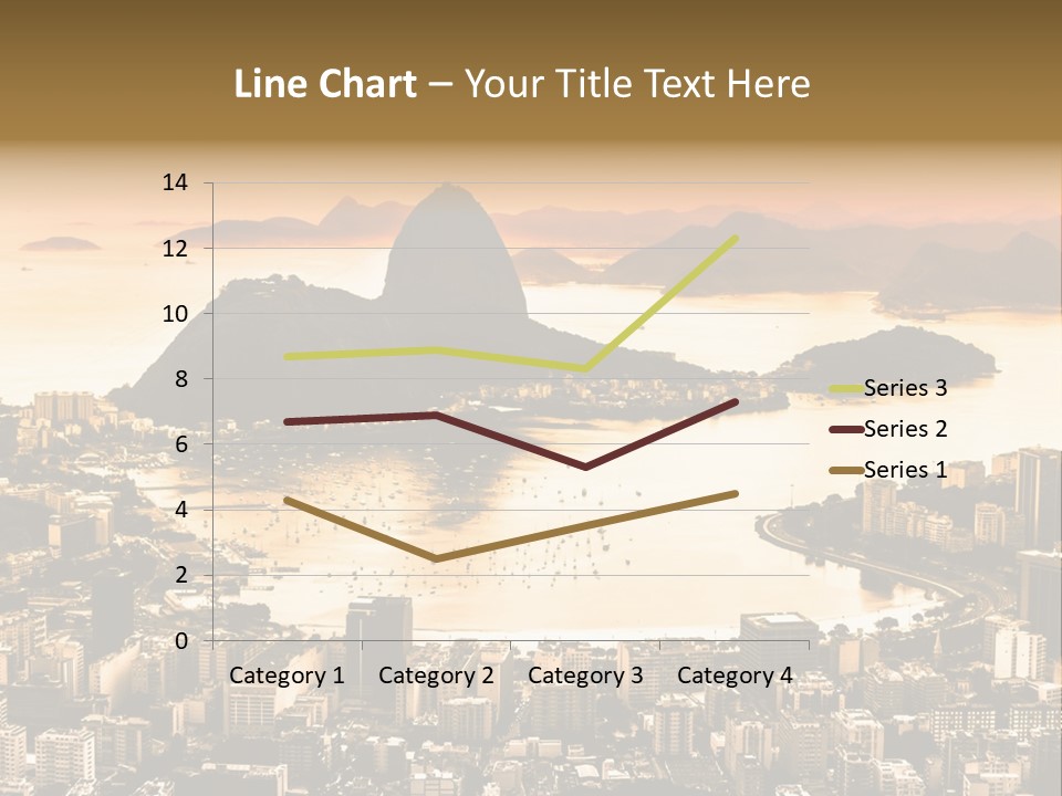 Summer Skyline Landmark PowerPoint Template