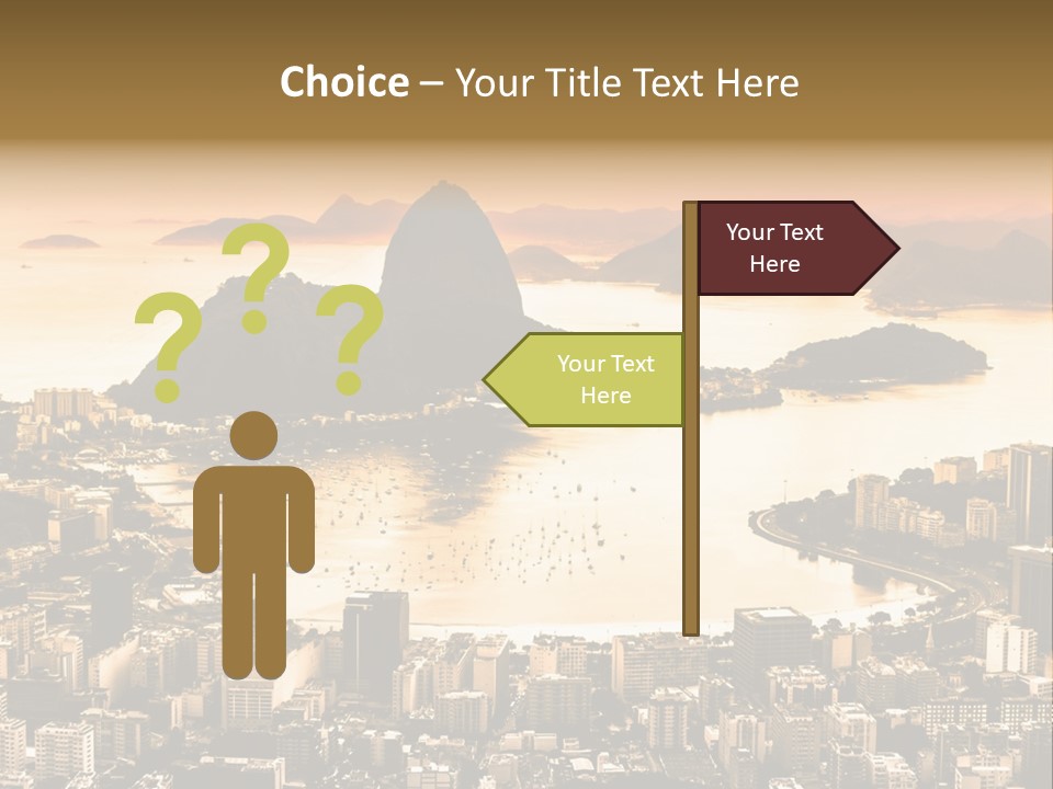 Summer Skyline Landmark PowerPoint Template