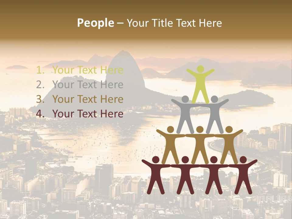 Summer Skyline Landmark PowerPoint Template