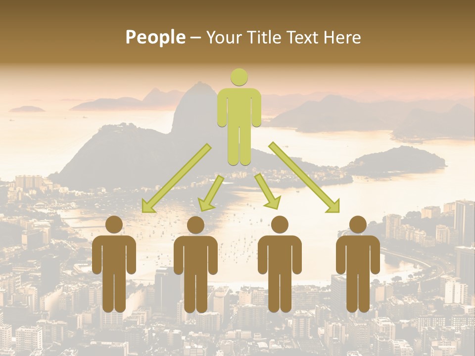 Summer Skyline Landmark PowerPoint Template