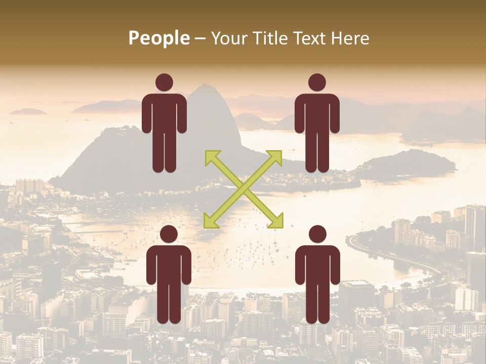 Summer Skyline Landmark PowerPoint Template