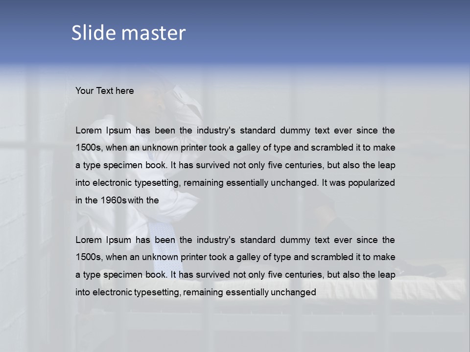 Fraud Locked Sad PowerPoint Template