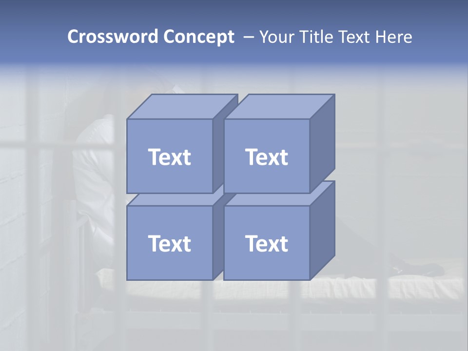 Fraud Locked Sad PowerPoint Template