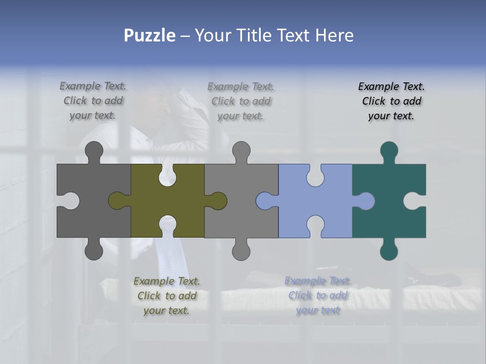 Fraud Locked Sad PowerPoint Template