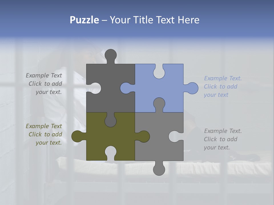 Fraud Locked Sad PowerPoint Template