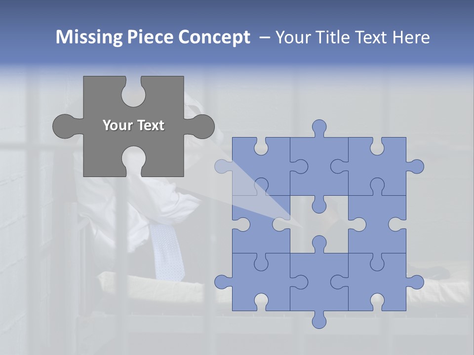 Fraud Locked Sad PowerPoint Template