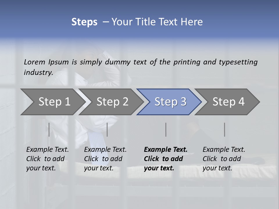 Fraud Locked Sad PowerPoint Template