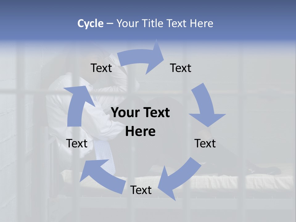 Fraud Locked Sad PowerPoint Template