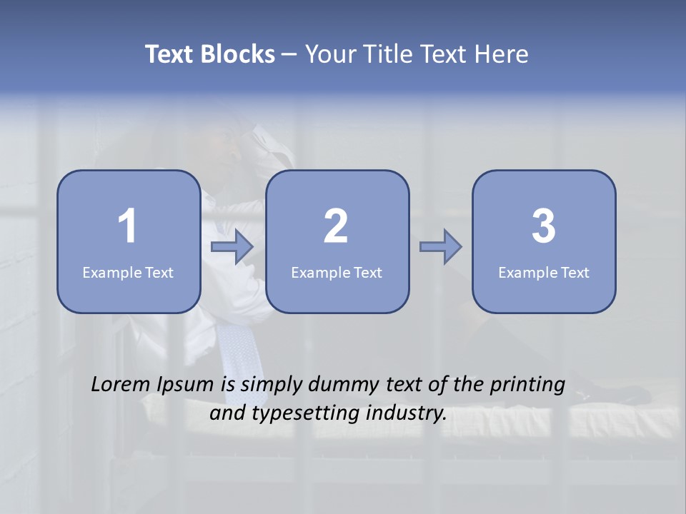 Fraud Locked Sad PowerPoint Template