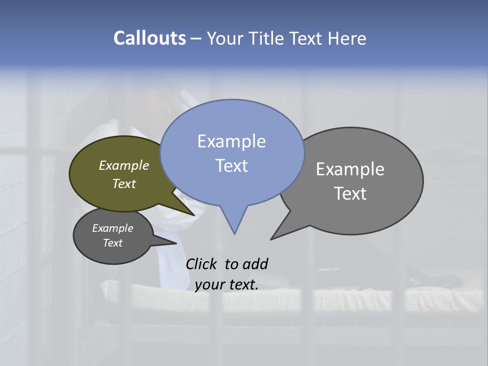 Fraud Locked Sad PowerPoint Template