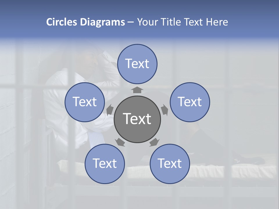 Fraud Locked Sad PowerPoint Template