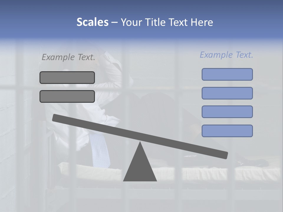 Fraud Locked Sad PowerPoint Template