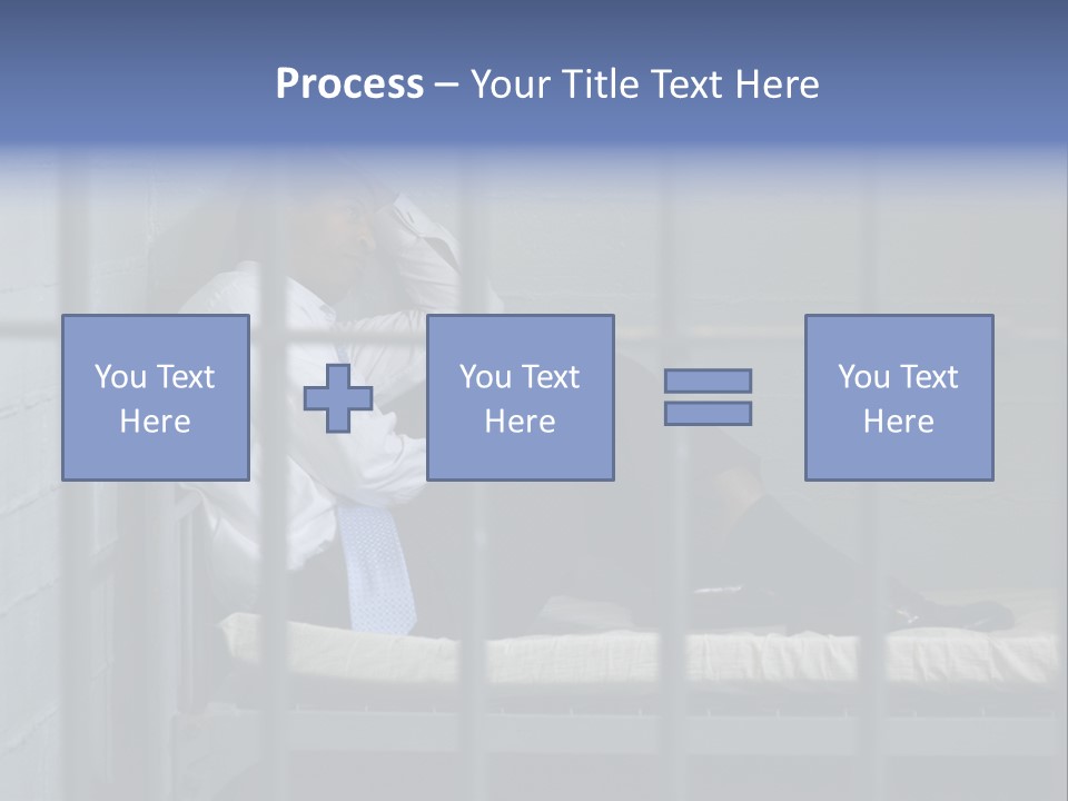 Fraud Locked Sad PowerPoint Template