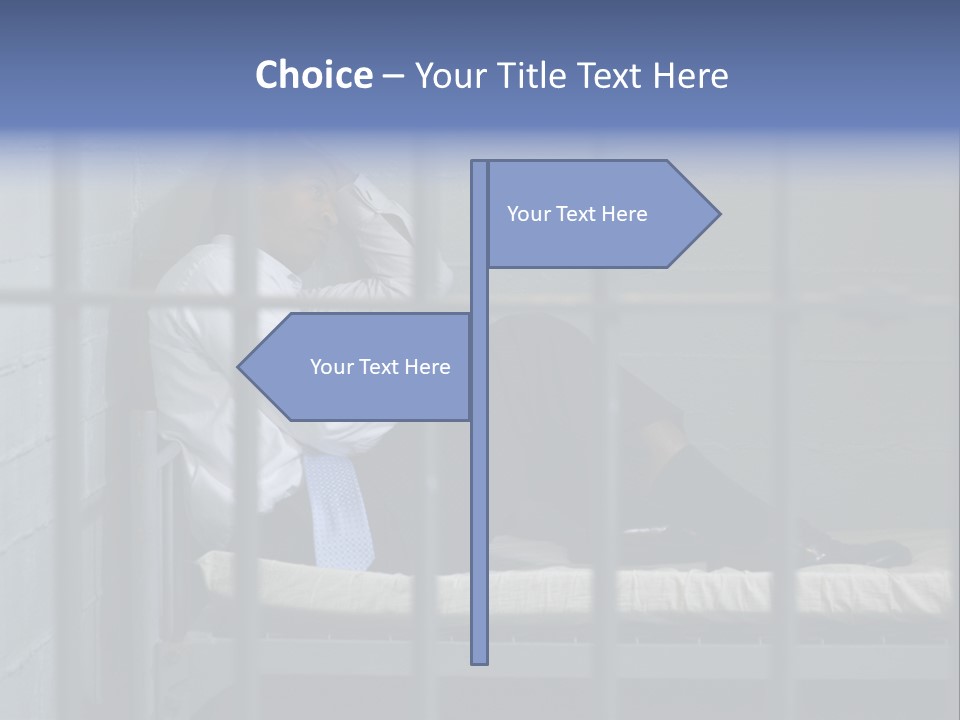 Fraud Locked Sad PowerPoint Template