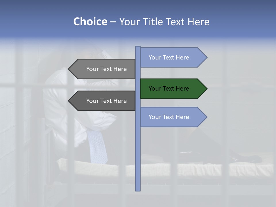 Fraud Locked Sad PowerPoint Template