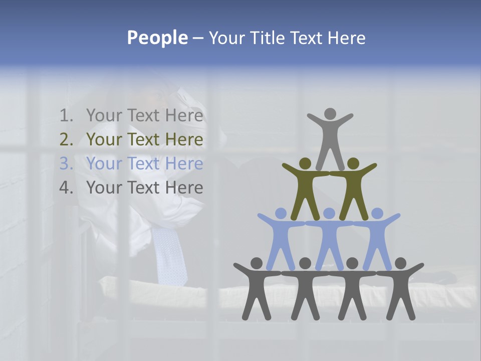 Fraud Locked Sad PowerPoint Template