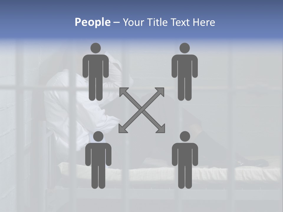 Fraud Locked Sad PowerPoint Template