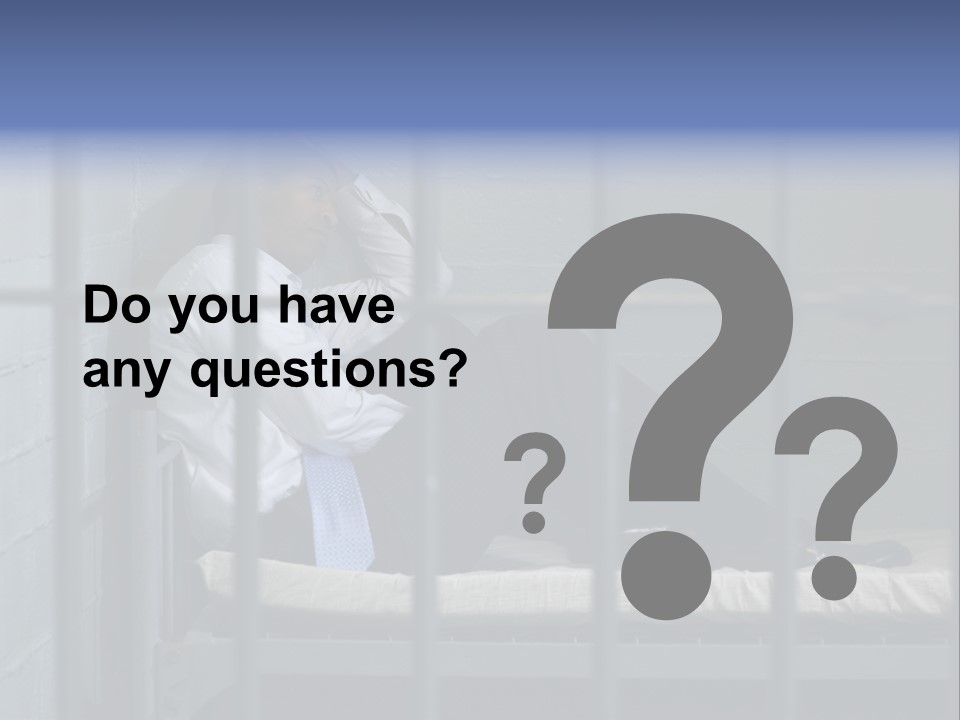 Fraud Locked Sad PowerPoint Template