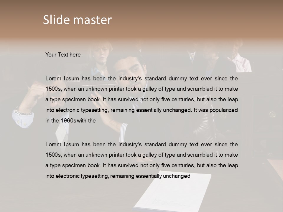 American Document Client PowerPoint Template