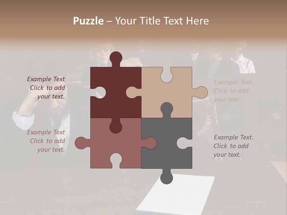 American Document Client PowerPoint Template