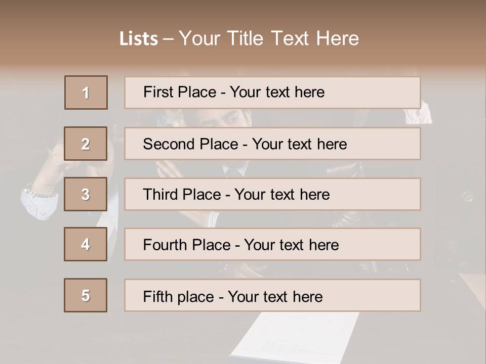 American Document Client PowerPoint Template