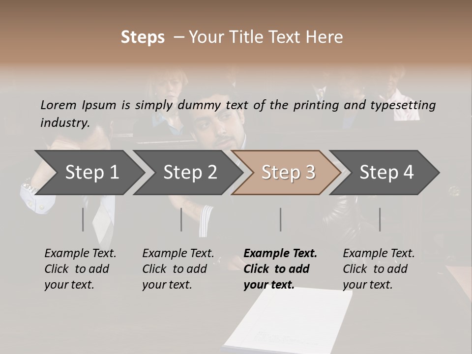 American Document Client PowerPoint Template