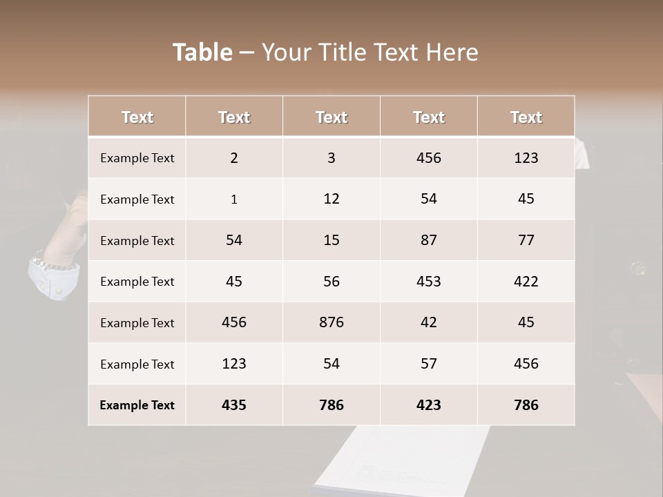 American Document Client PowerPoint Template