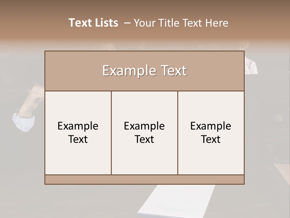 American Document Client PowerPoint Template