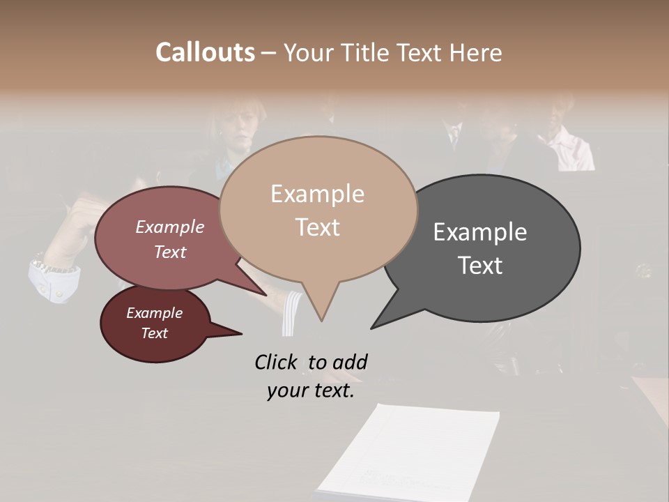 American Document Client PowerPoint Template