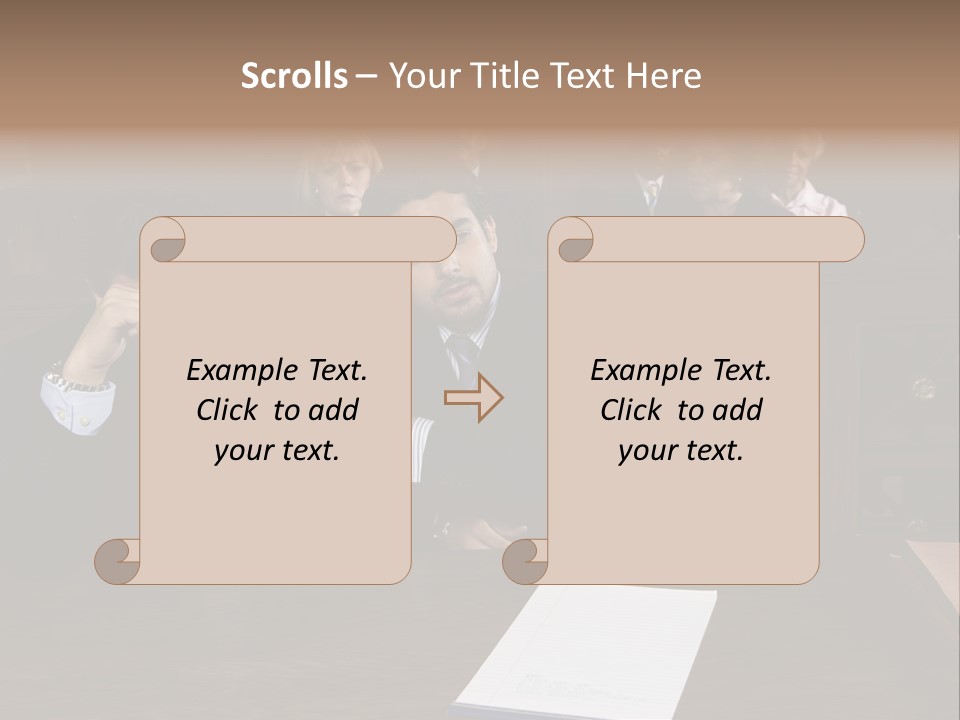 American Document Client PowerPoint Template