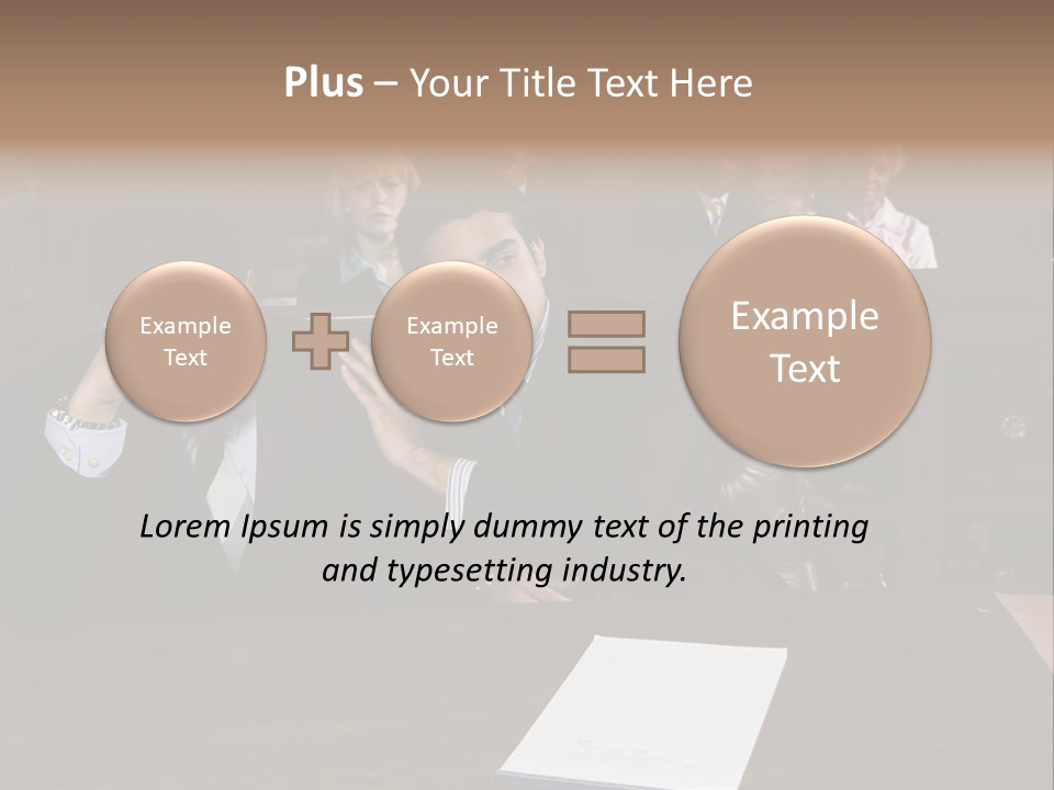 American Document Client PowerPoint Template
