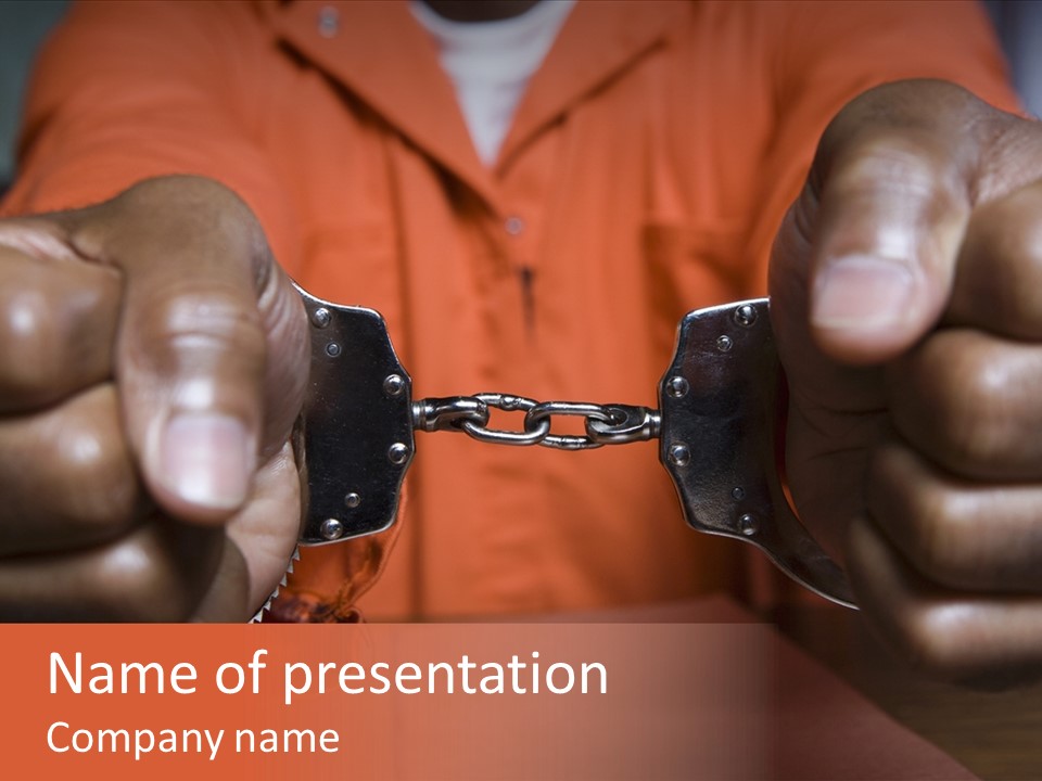 One Fraud Criminal PowerPoint Template