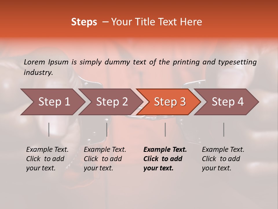 One Fraud Criminal PowerPoint Template