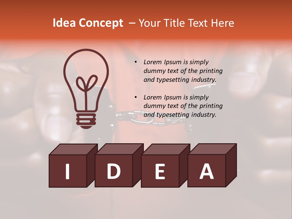 One Fraud Criminal PowerPoint Template