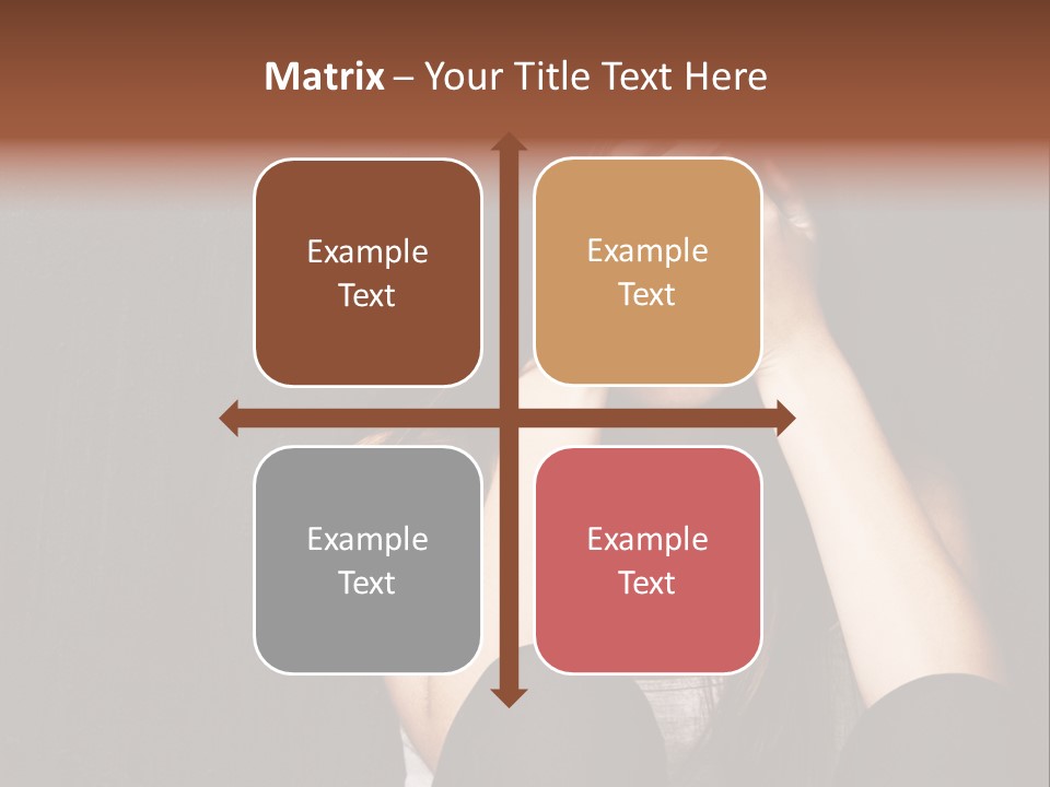 Ceylon Background Leaf PowerPoint Template