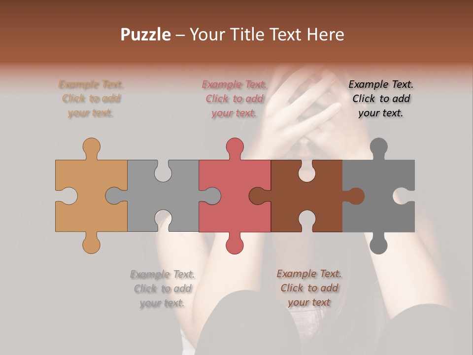 Ceylon Background Leaf PowerPoint Template