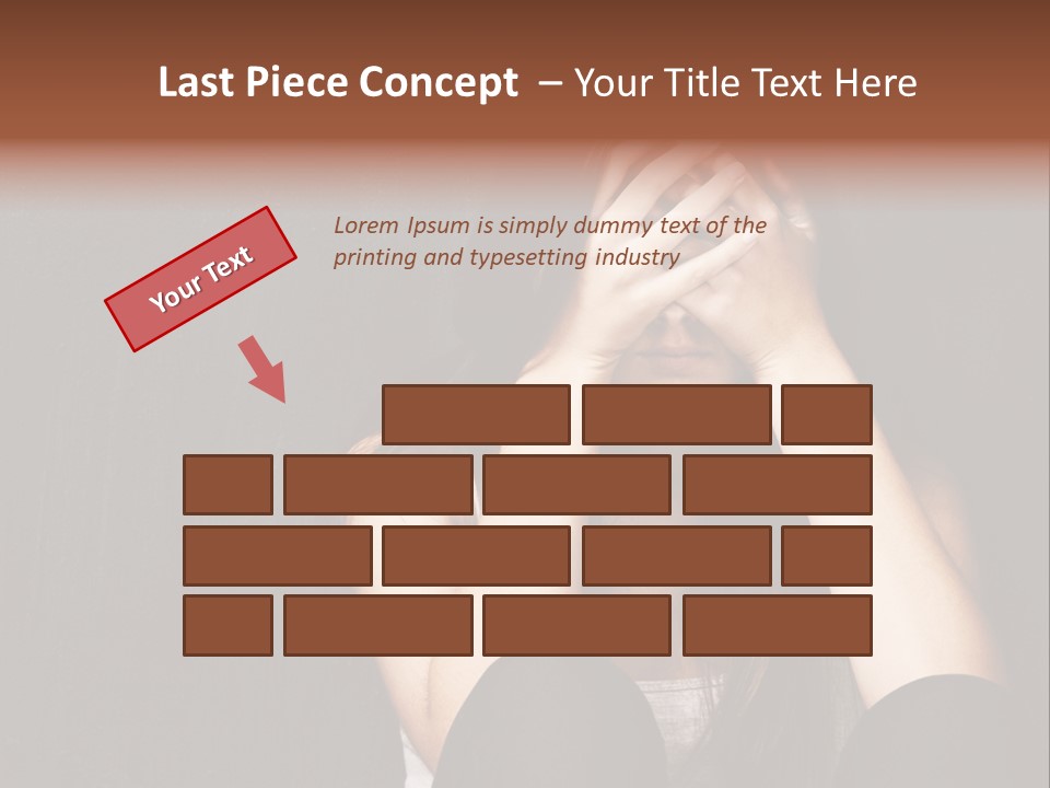 Ceylon Background Leaf PowerPoint Template