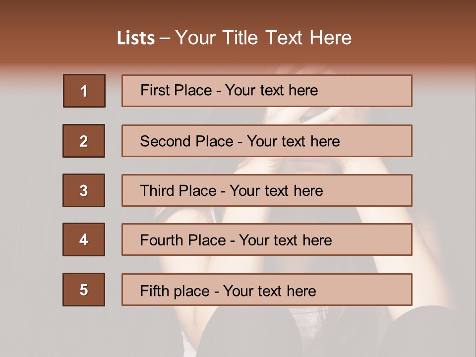 Ceylon Background Leaf PowerPoint Template