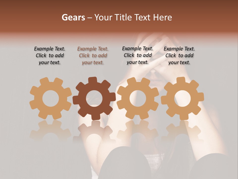 Ceylon Background Leaf PowerPoint Template