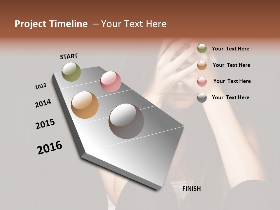 Ceylon Background Leaf PowerPoint Template