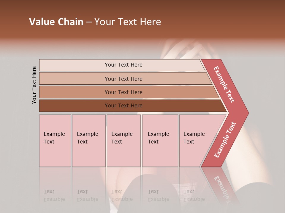 Ceylon Background Leaf PowerPoint Template